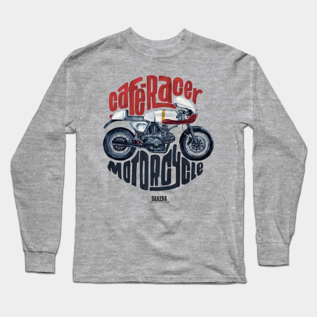 cafe racer Long Sleeve T-Shirt by dareba